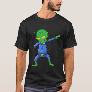 Camiseta Halloween Dabbing Alienígena Dancing Pumpkin N Kid