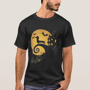 Camiseta Halloween Dachshund Weenie Wiener Moonshine Sausag
