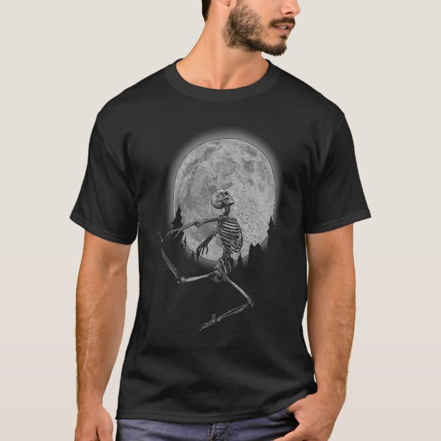 Camiseta Halloween Dancing Ballet   Skeleton Dancing (Frente)