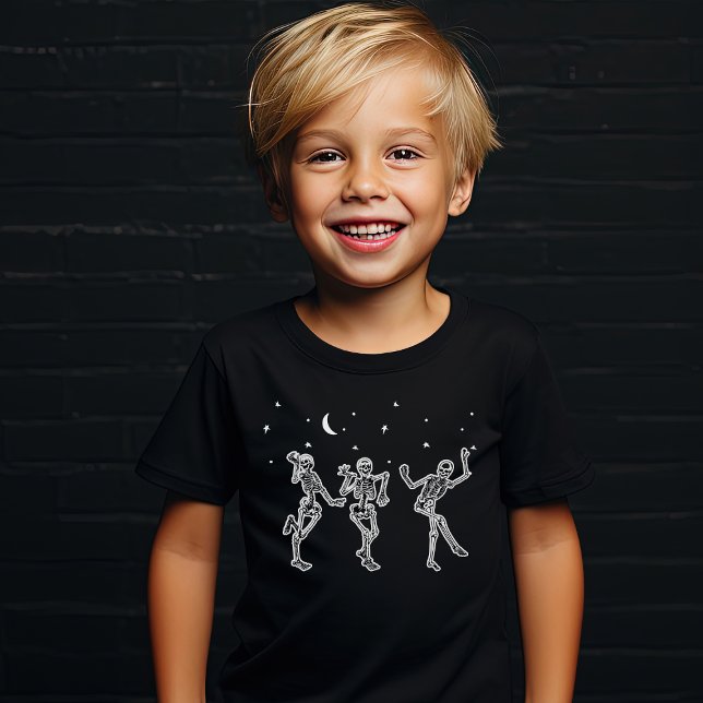Camiseta Halloween Dancing Skeletons (Criador carregado)