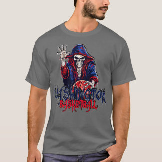 Camiseta Halloween de Basquete em Washington