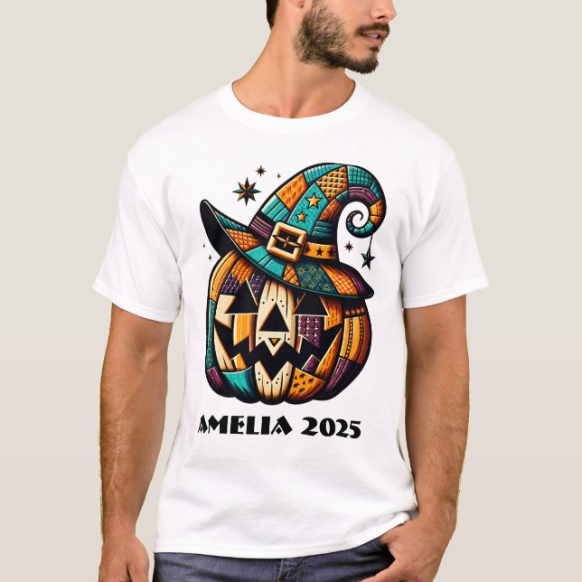 Camiseta Halloween de Bomba Personalizada (Frente)