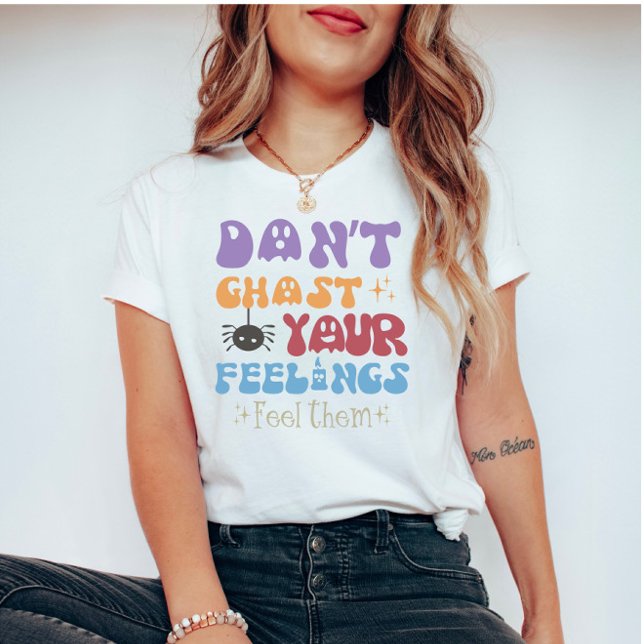 Camiseta Halloween de citação de saúde mental (Criador carregado)