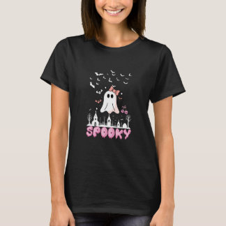 Camiseta Halloween de Cores de Conforto, Meninas de Hallowe