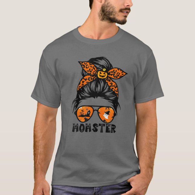 Camiseta Halloween De Momster Para Mulheres Malditos Caivot (Frente)