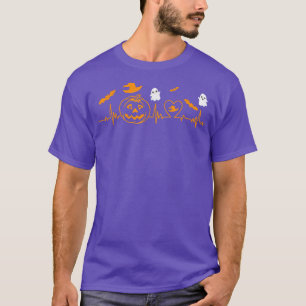 Camiseta Halloween de pulsação de abóbora