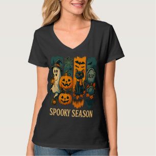 Camiseta Halloween de Spooky Season - Fantasma, Pumpkins, G