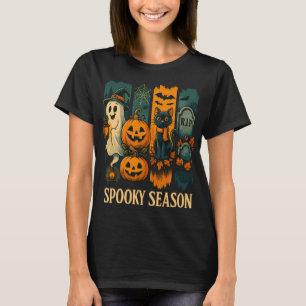 Camiseta Halloween de Spooky Season - Fantasma, Pumpkins, G