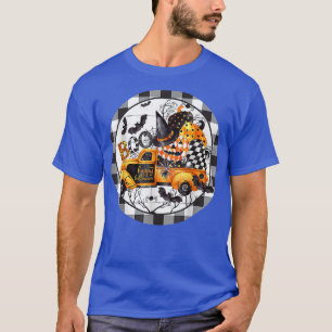 Camiseta Halloween De Tripulação De Caminhão Com Gnom Fanta