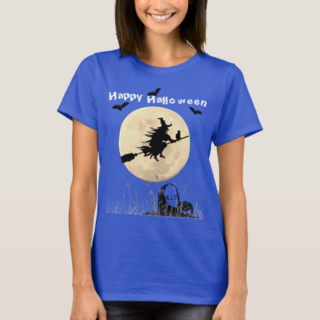 Camiseta Halloween Deep Royal (Frente)