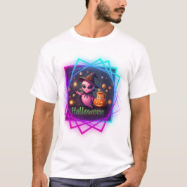 Camiseta Halloween design with ghosts
