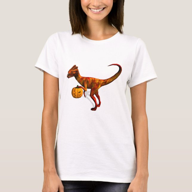 Camiseta Halloween Dilophosaurus (Frente)