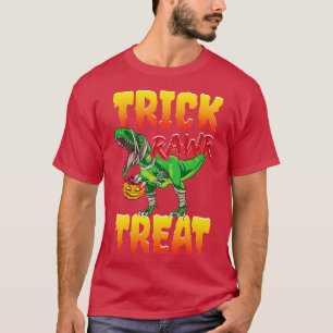 Camiseta Halloween Dinosaur Trick Rawr Treat