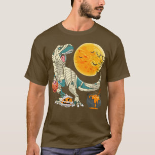 Camiseta Halloween Dinossaur Mummy T re Pumpkin for Boys Ki