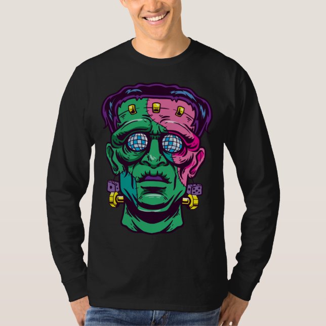 Camiseta Halloween Disco Zombie (Frente)
