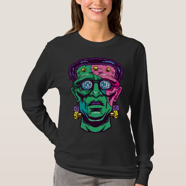 Camiseta Halloween Disco Zombie (Frente)