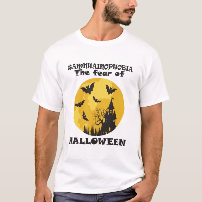 Camiseta Halloween Divertido (Frente)