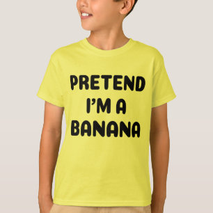 Camiseta Halloween Divertido - Finja que Sou uma Banana