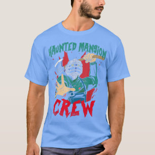 Camiseta Halloween do Assassino Serial da Mansão de Tubarão