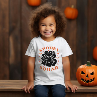 Camiseta Halloween do esquadrão especial bonito