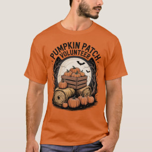Camiseta Halloween do Voluntário com Patch da Bomba