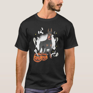 Camiseta Halloween Doberman