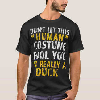 Camiseta Halloween Dont Human Costume Im uma mulher não pod
