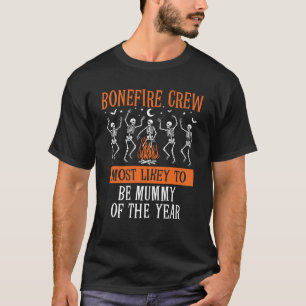 Camiseta Halloween É Mais Provável Agrupar Esqueleto Corres