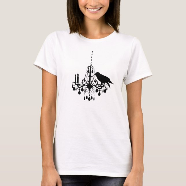 Camiseta Halloween Edgy Chandelier T-Shirt (Frente)