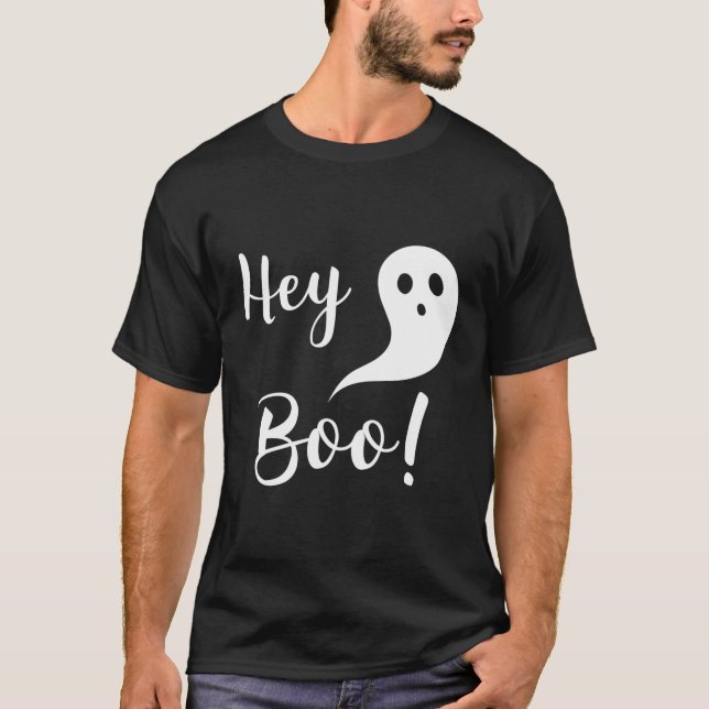 Camiseta Halloween Ei Boo (Frente)