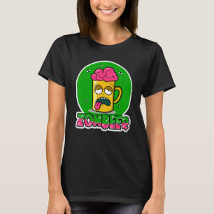 Camiseta Halloween Embriagado Para Mulheres