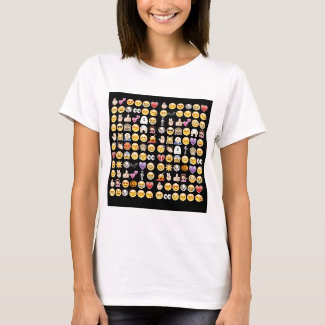 Camiseta halloween emoji (Frente)