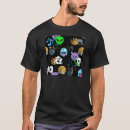 Camiseta halloween emojis