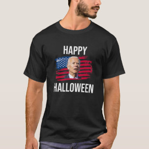 Camiseta Halloween Engraçado Feliz 4 De Julho Anti Biden Co