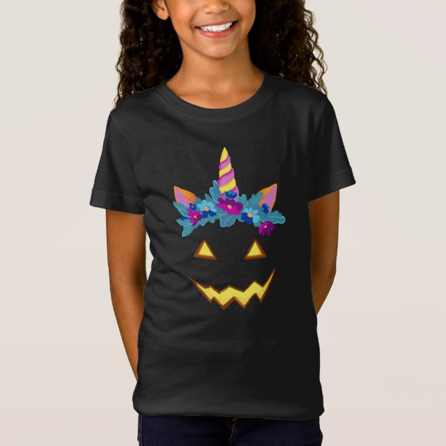 Camiseta Halloween Engraçado Jack o lanterno Pumpkin (Frente)