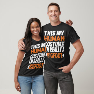 Camiseta Halloween, esta é a minha fantasia humana