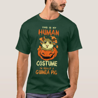 Camiseta Halloween Esta é a minha fantasia humana Eu sou re
