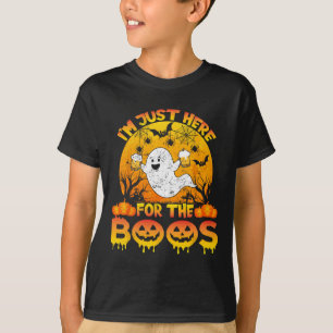 Camiseta Halloween Estou aqui para o Fantasma Engraçado dos