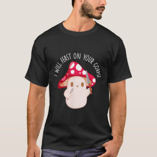 Camiseta Halloween Eu Vou Banquete No Seu Corpse, Diversão 