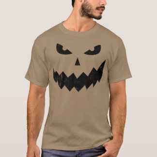 Camiseta Halloween Face Pumpkin Jack o' lanterna Ideia Engr