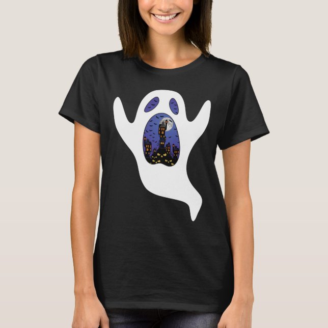 Camiseta Halloween Fantasma (Frente)