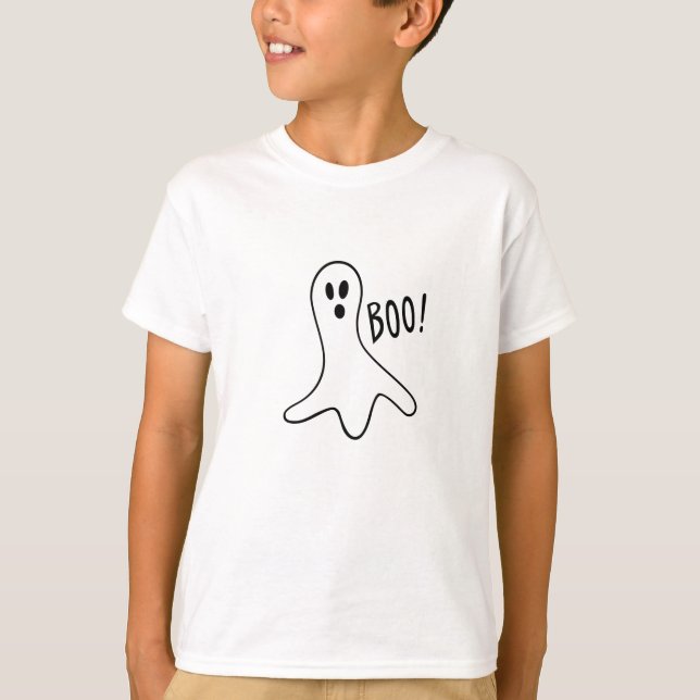 Camiseta Halloween Fantasma Fofo Halloween (Frente)