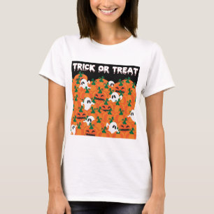 Camiseta Halloween Fantasmas Assombrados Pumpkin Patch