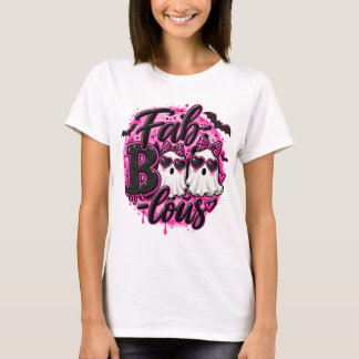 Camiseta Halloween Fantasminha Fab-BOO-Loso