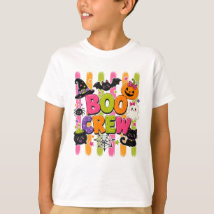 Camiseta Halloween Feminina com Pinceladas Listrad