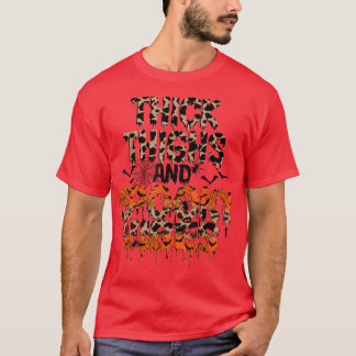 Camiseta Halloween Feminino Coxa Grossa E Vibrações Assusta