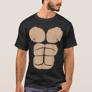 Camiseta Halloween Figurume Engraçado Macaco Gorila Chest S