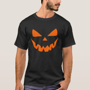 Camiseta Halloween Figurume Jack O Lanterna Pumpkin Face Mu