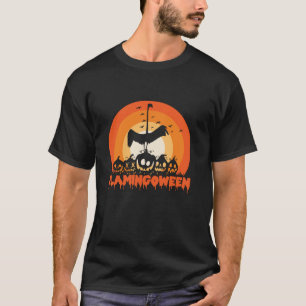 Camiseta Halloween Flamingo Happy Flamingbetween Water Bird