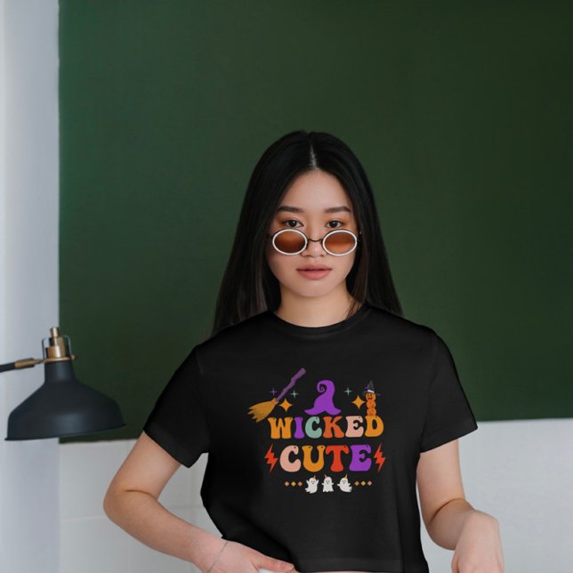 Camiseta Halloween fofo e bonito (Criador carregado)